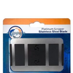 Flipper Platinum Scraper - Lame de rechange en acier inoxydable